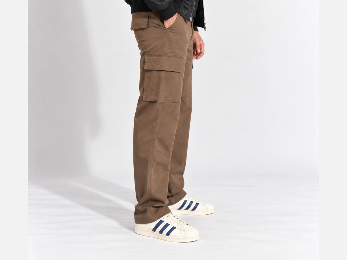 NUKRA Men Relaxed Fit Cargo Pants