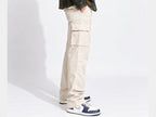 NUKRA Men Relaxed Fit Cargo Pants
