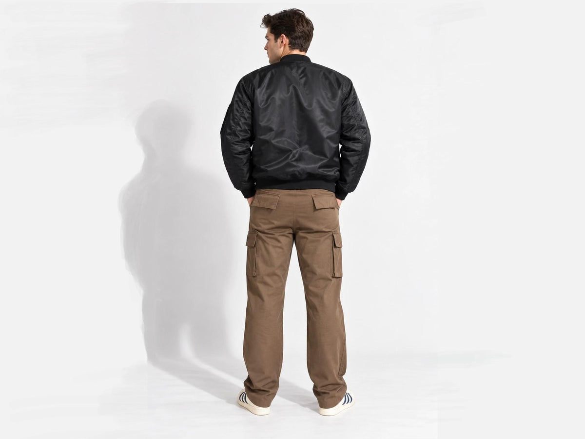 NUKRA Men Relaxed Fit Cargo Pants