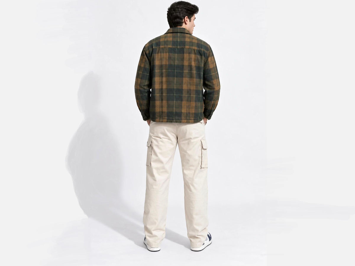 NUKRA Men Relaxed Fit Cargo Pants